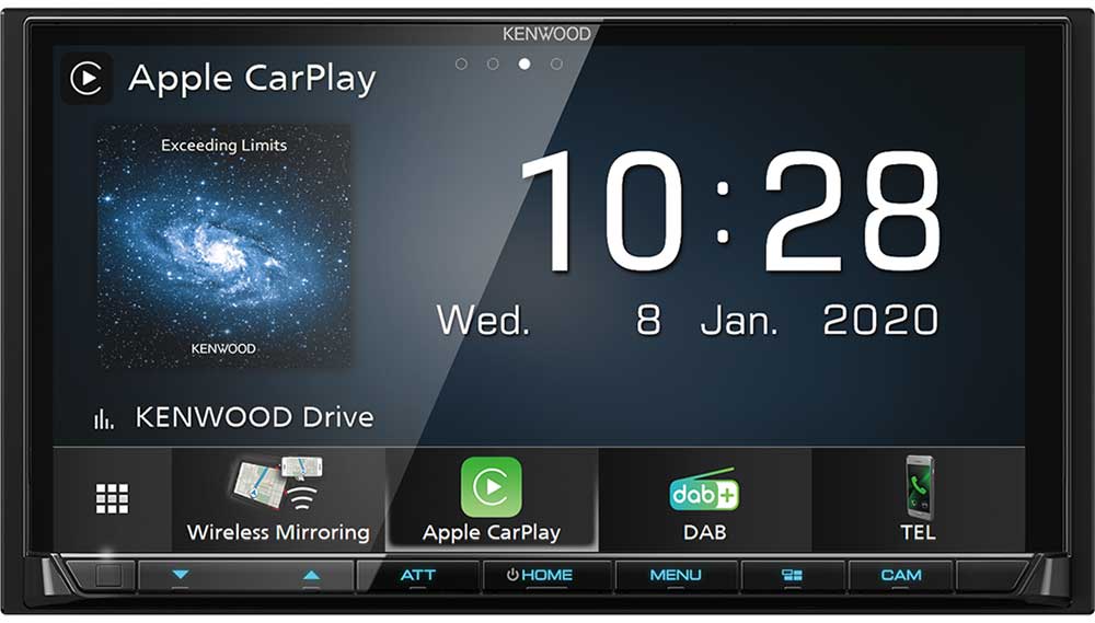 Pioneer SPH-DA160DAB Android Auto CarPlay Einbauset für Mercedes