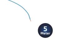 5-Meter Remotekabel blau 0,75 qmm²
