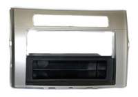 Radioblende 1-DIN mit Ablagefach für Toyota Corolla Verso silber