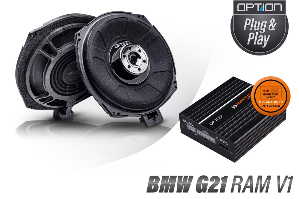BMW 3er G21 | RAM | Soundsysstem Upgrade V1 | DSP-Endstufe + Subwoofer | OPTION