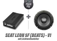 Seat Leon 5F mit Beats Soundsystem (mit Lichtwellenleiter) | DSP Soundsystem inkl. Subwoofer Austaus