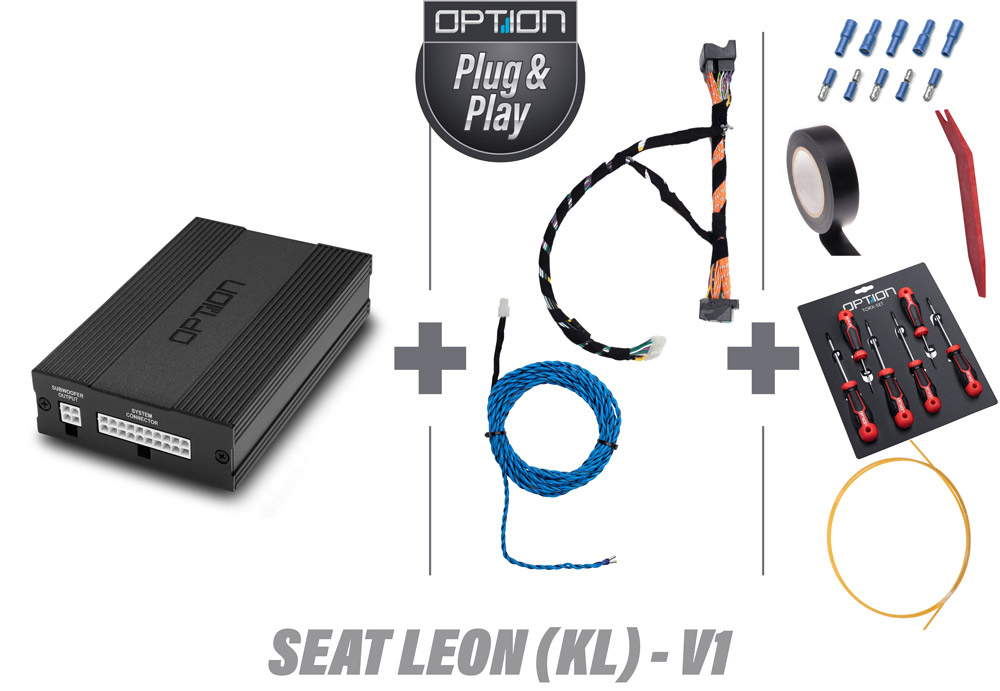 Seat Leon KL DSP-Soundsystem V1 | Plug & Play | OPTION