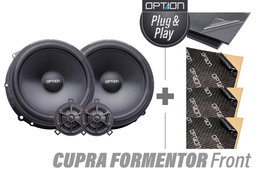 Cupra Formentor VZ Lautsprecher Front inkl. Dämmung | Plug & Play | OPTION