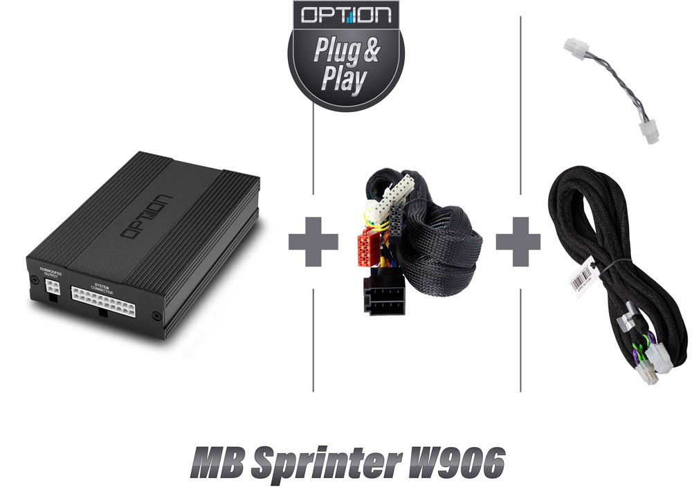 DSP-6-W906 | MB Sprinter W906 | VW Crafter 1 | DSP Endstufe | OPTION
