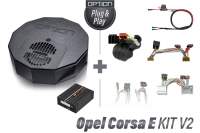 Opel Corsa E | DSP-Endstufe und Subwoofer | Sound-Upgrade-Kit | V2