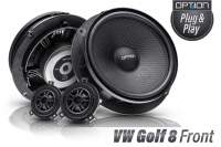 VW Golf 8 Lautsprecher vorne | OPTION