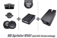 Mercedes Sprinter W907 / W910 ( VS30 ) mit DSP Vorbereitung | Soundpaket inkl. Lautsprecher, Subwoof