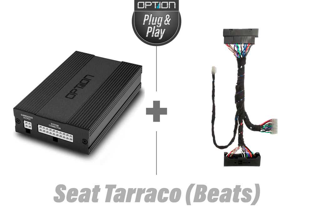 Seat Tarraco KN m. Beats DSP-Verstärker mit Plug & Play Kabelkit | OPTION