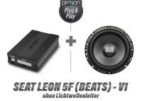 Seat Leon 5F mit Beats Soundsystem - ohne Lichtwellenleiter | DSP Soundsystem inkl. Subwoofer Austau