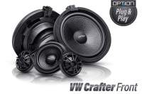 MB Sprinter W906 / VW Crafter 1 2006-2016 | Lautsprecher-KIT mit Centerspeaker | OPTION