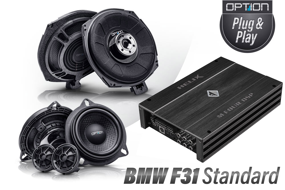 BMW 3er F31 Standard | Lautsprecher DSP-Soundsystem Upgrade | OPTION
