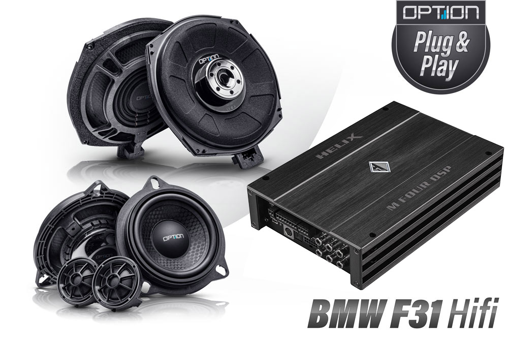 BMW 3er F31 Hifi | Lautsprecher DSP-Soundsystem Upgrade | OPTION