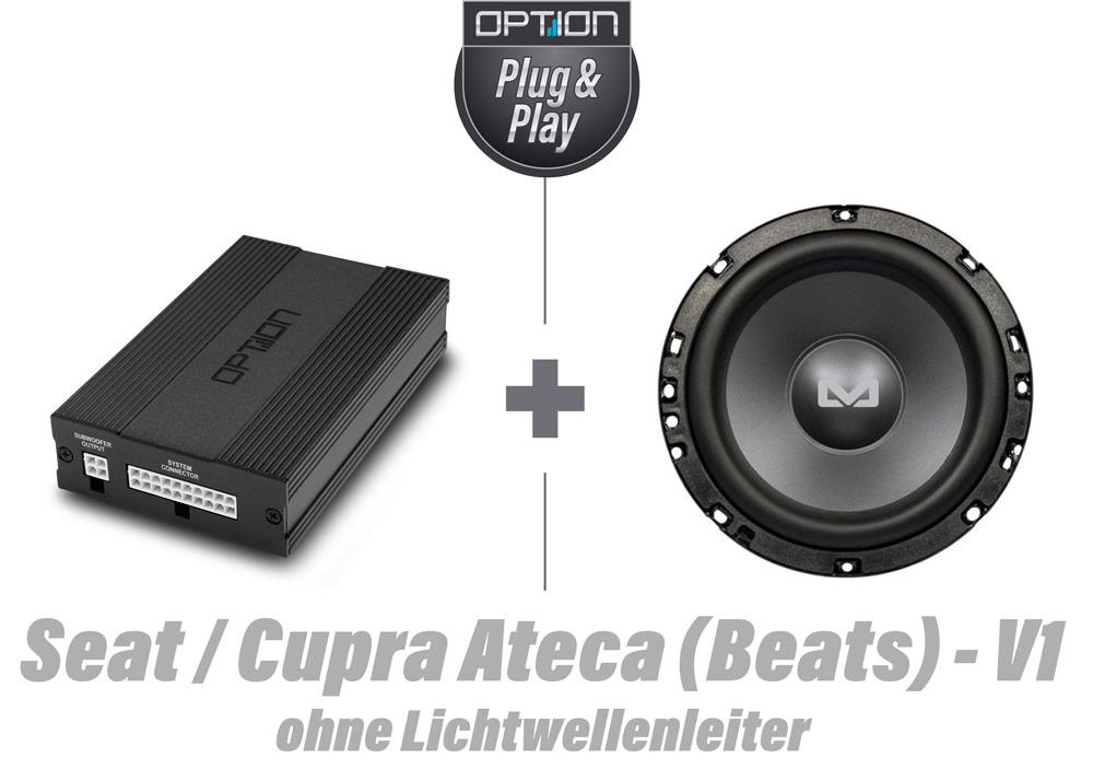 Seat Ateca  Cupra DSP Soundsystem inkl. Subwoofer-Austauschkit Facelift & mit Beats | V1