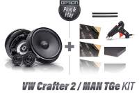 VW Crafter 2 / MAN TGe  Lautsprecher + Dämmung | OPTION