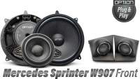 Mercedes Sprinter W907 / W910 ( VS30 ) | Lautsprecher-KIT mit Centerspeaker | MB-W907SET | OPTION