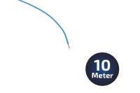 10-Meter Remotekabel blau 0,75 qmm²