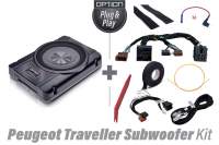 Peugeot Traveller Subwoofer Set inkl. Plug & Play Anschluss | OPTION