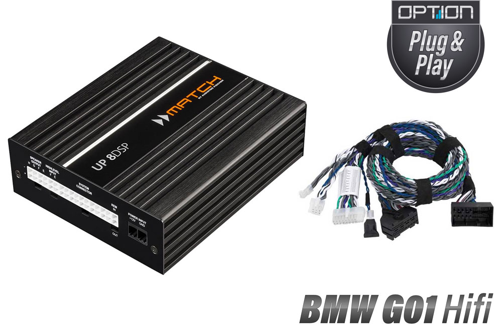 BMW X3 G01 | Hifi Soundsystem | DSP-Soundsystem Upgrade mit Match UP 8DSP