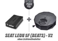 Seat Leon 5F mit Beats Soundsystem - ohne Lichtwellenleiter | DSP Soundsystem & Reserverad-Subwoofer
