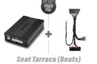Seat Tarraco KN (m. Beats) DSP-Verstärker mit Plug & Play Kabelkit | OPTION