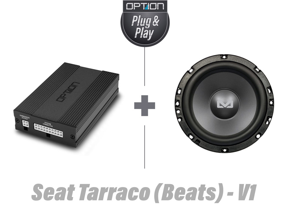 Seat Tarraco KN Facelift & mit Beats DSP Soundsystem inkl. Subwoofer-Austauschkit | V1