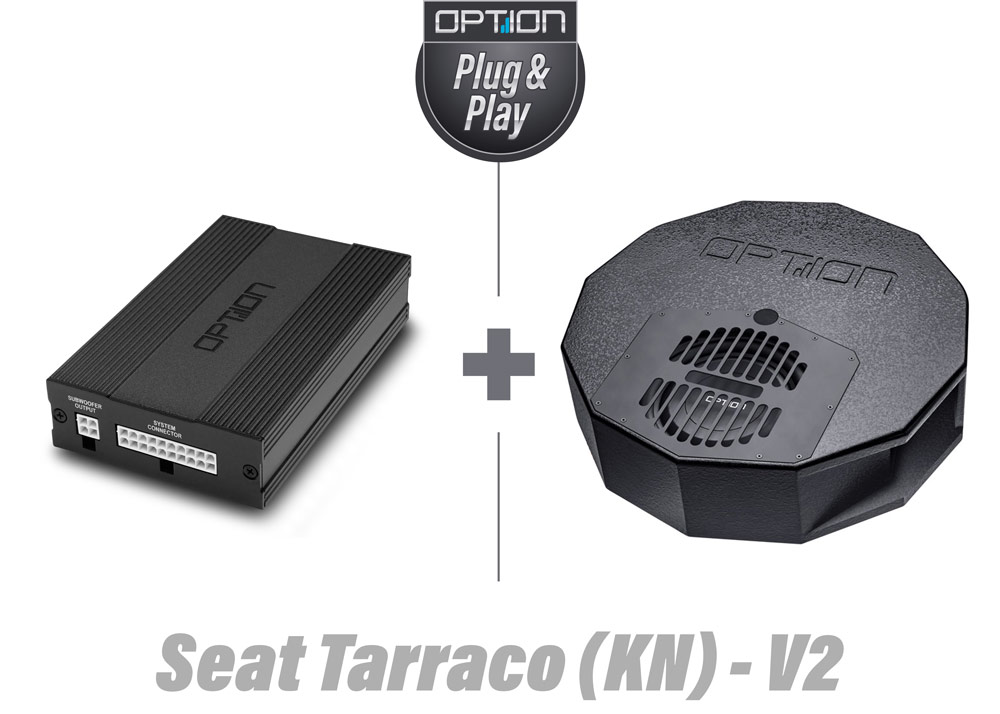 Seat Tarraco KN Facelift DSP Soundsystem inkl. Reserverad-Subwoofer | V2