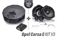 Opel Corsa E | DSP-Endstufe, Lautsprecher und Subwoofer | Sound-Upgrade-Kit | V3