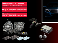 SoundUp Paket für alle Mercedes C, E, GLC Modelle mit ASD oder ähnliche