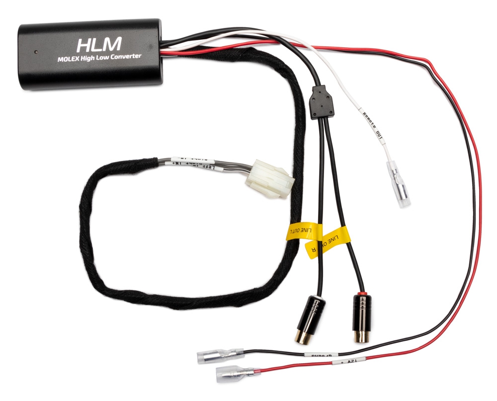 HLM High-Low-Adapter für Werks-Autoradios | Molex-Version | Option