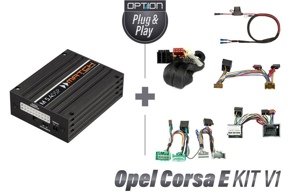 Opel Corsa E | DSP-Endstufe | Sound-Upgrade-Kit | V1