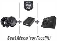 SEAT Ateca Sound-Upgrade Komplettkit | LS + Subwoofer + Lautsprecher | OPTION
