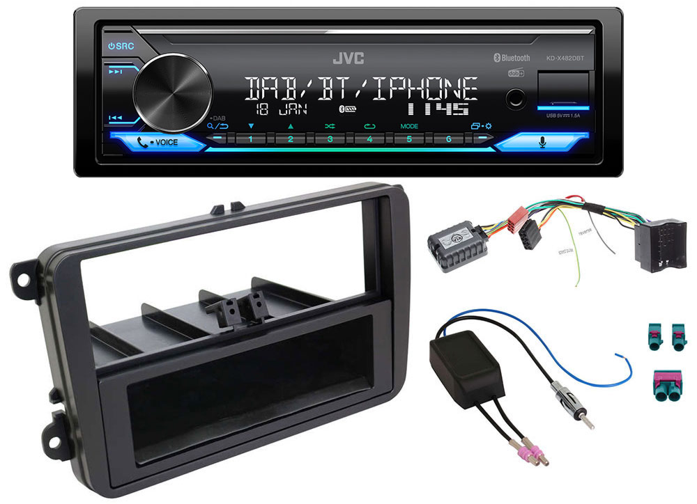 Bluetooth USB AUX CD Spotify  Autoradio BMW X3 E83 komplett Einbau set DAB