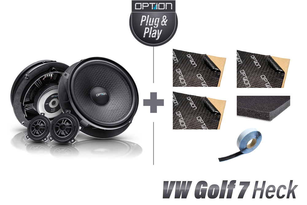 VW Golf 7 Lautsprecher KIT hinten | OPTION