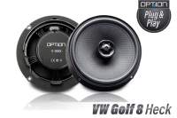 VW Golf 8 Lautsprecher hinten | OPTION